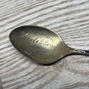 Antique 1900’s Radisson WI Souvenir Spoon – Grand Silver Co. Art Nouveau
